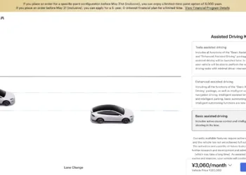 tesla assisted driving chiny