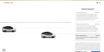 tesla assisted driving chiny