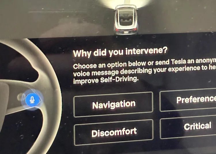 Feedback Tesla Fsd