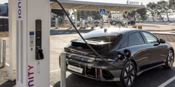 Hyundai Ioniq 6 ładowanie Ionity