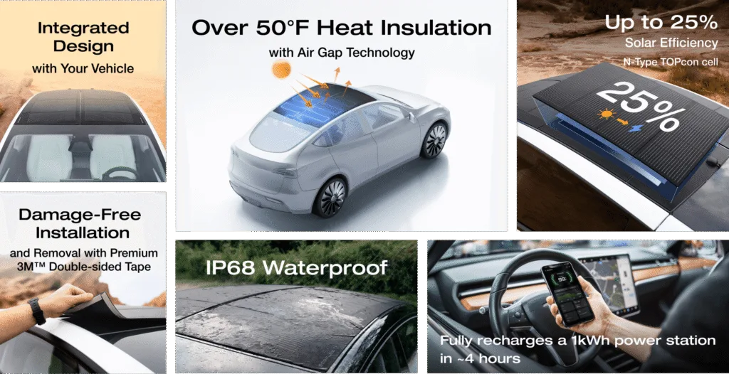 Solarny Dach Tesla Ecoflow 2