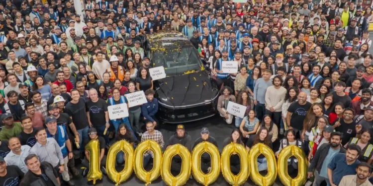 Tesla 10 Milionowy Samochód Wyprodukowany
