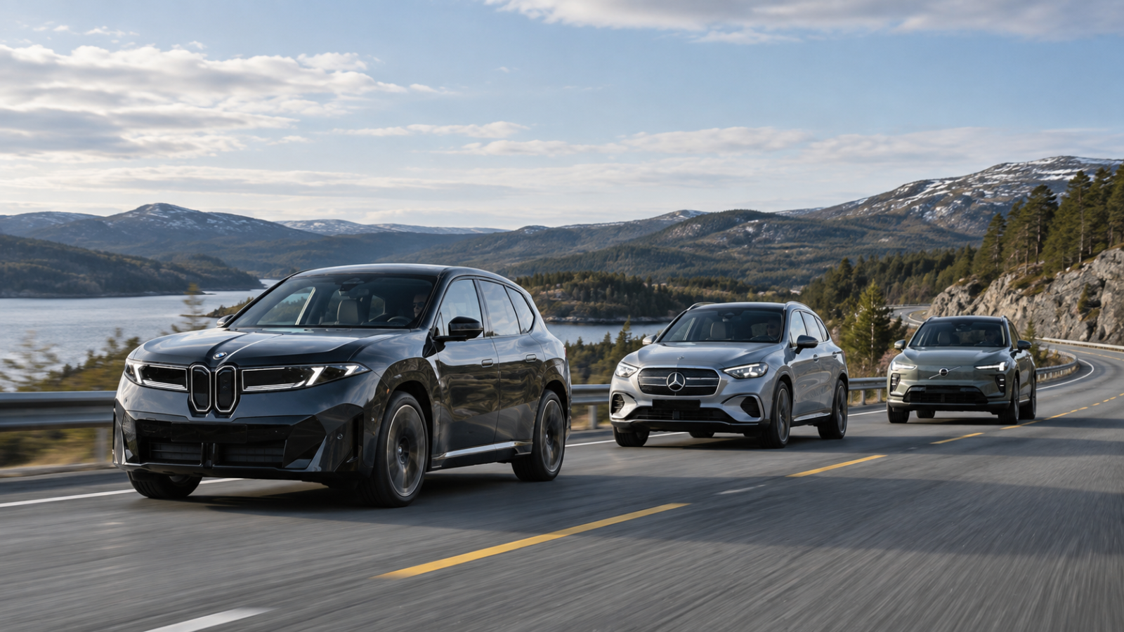 Bmw Ix3 Mercedes Glc Eq Volvo Ex60 Wideoporownanie