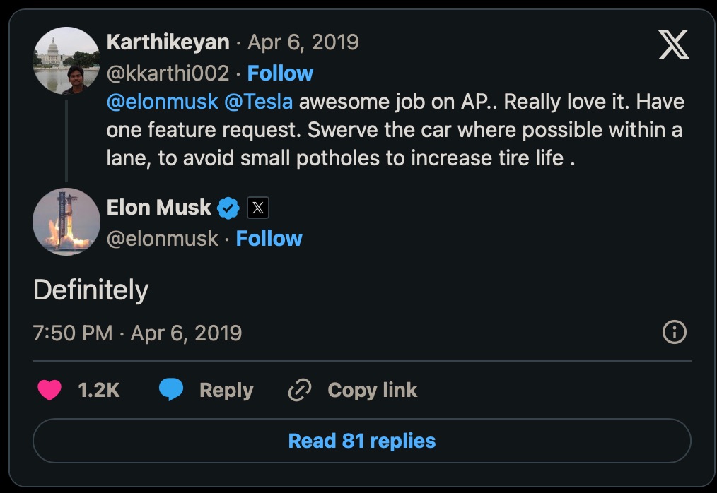 Musk Dziury Drogowe 2019