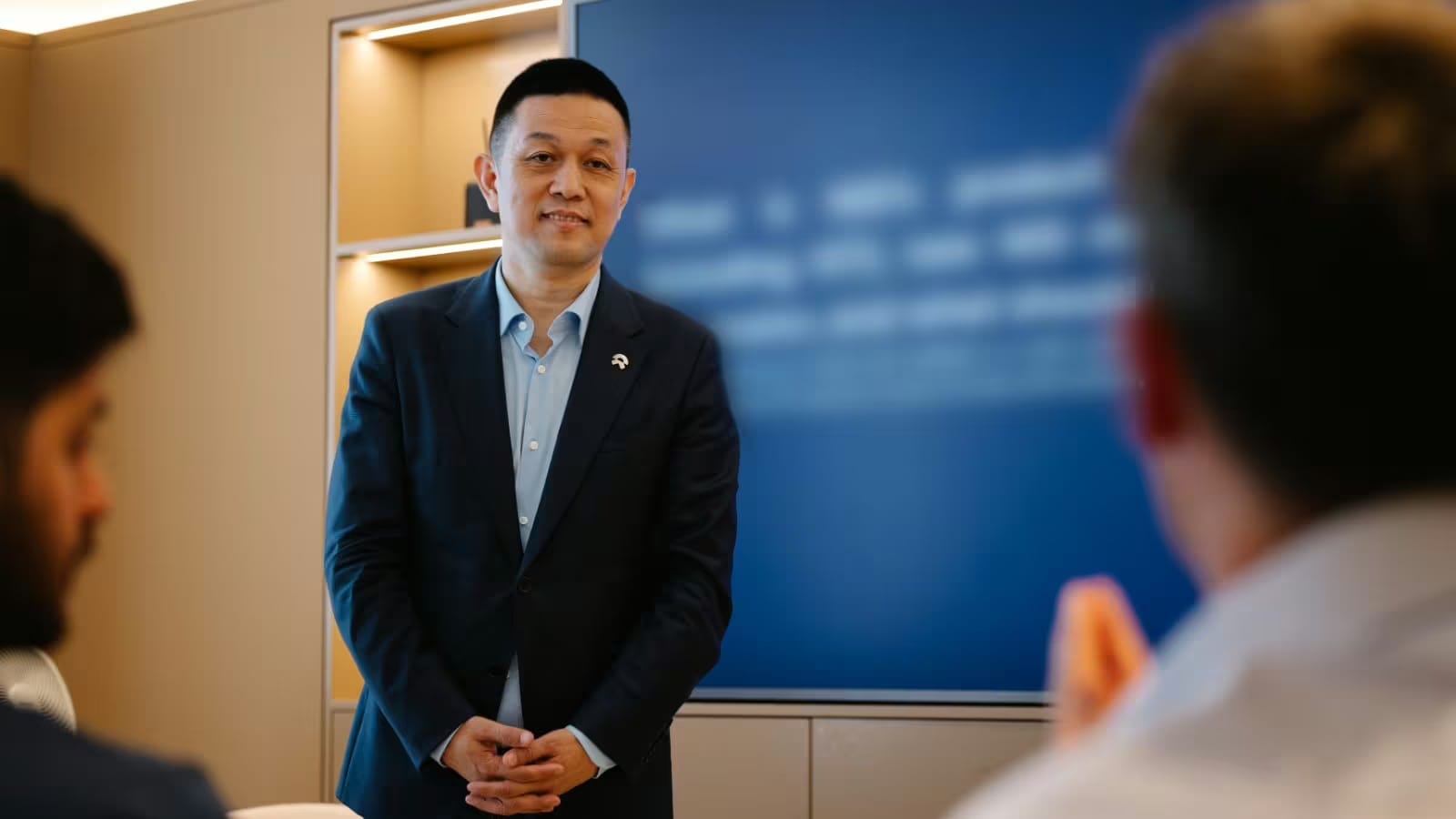 William Li Prezes Nio Na Spotkaniu W Europie