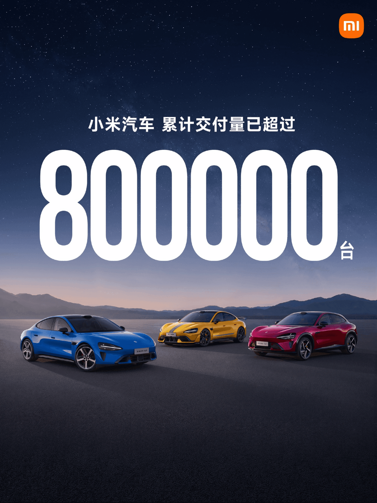 Xiaomi Auto 800 Tys Dostaw